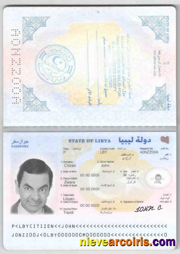 Libya passport